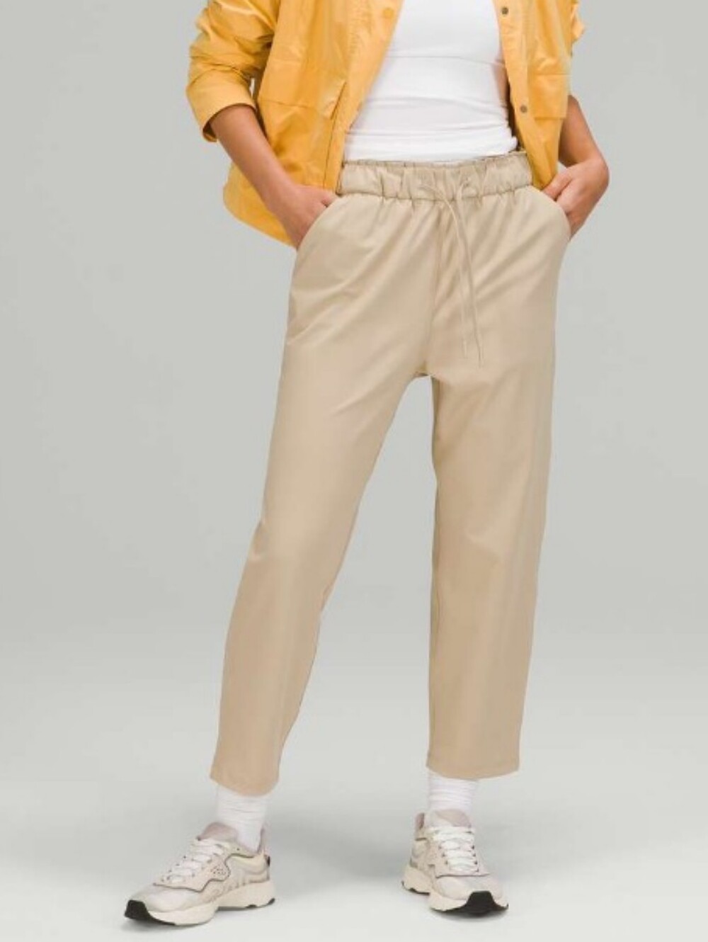 Lululemon Stretch High Rise Crop 23" - Trench Sz 8